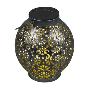 LÚZETE - LANTERNA ESTERNA A LED SOLARE ARGENTO ANTICO CANEK