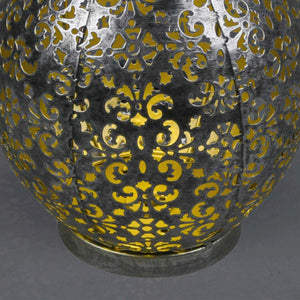 LÚZETE - LANTERNA ESTERNA A LED SOLARE ARGENTO ANTICO CANEK