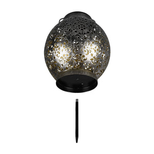 LÚZETE - LANTERNA ESTERNA A LED SOLARE ARGENTO ANTICO CANEK