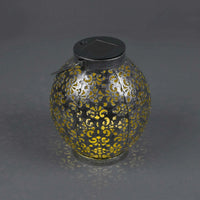 LÚZETE - LANTERNA ESTERNA A LED SOLARE ARGENTO ANTICO CANEK