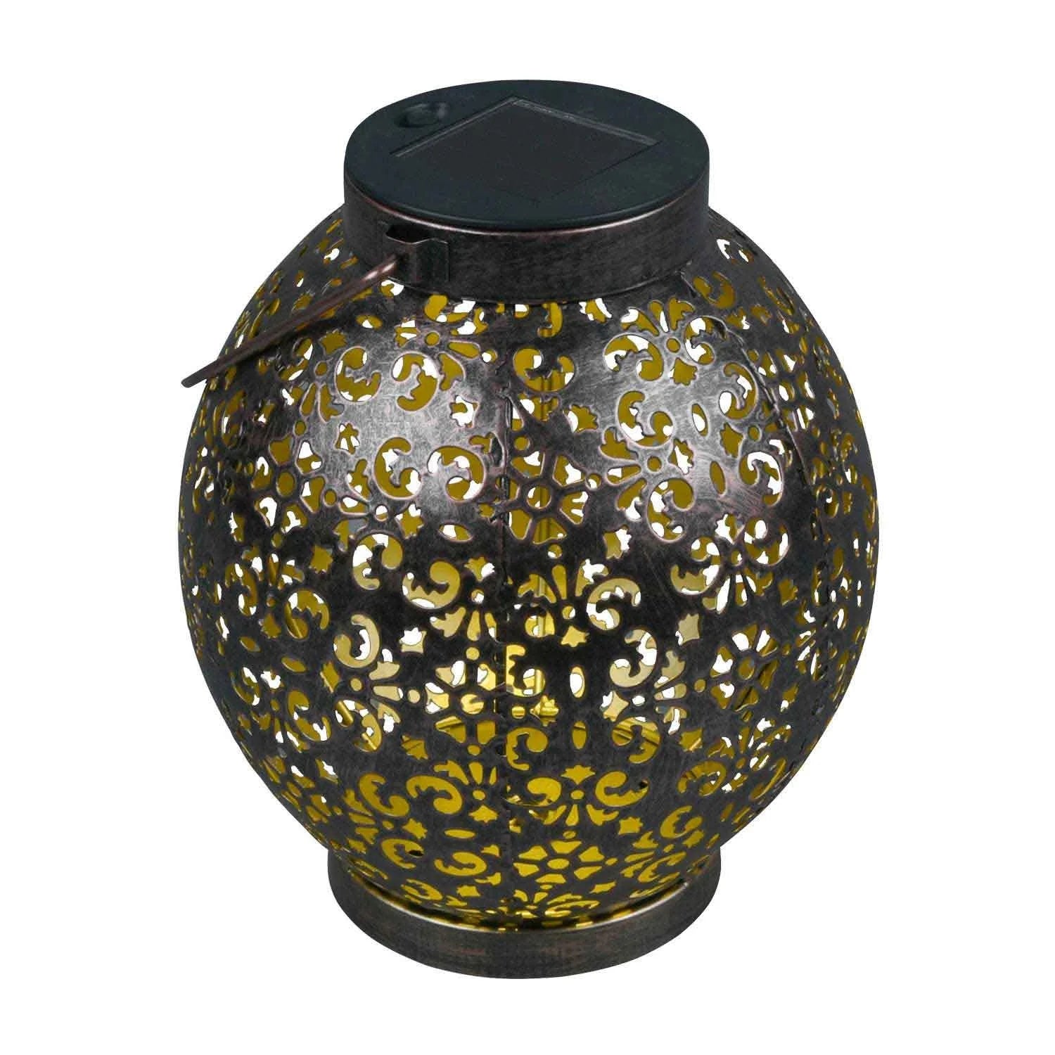 LÚZETE - LANTERNA ESTERNA A LED SOLARE RAME ANTICO CANEK