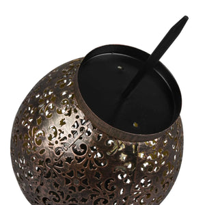 LÚZETE - LANTERNA ESTERNA A LED SOLARE RAME ANTICO CANEK