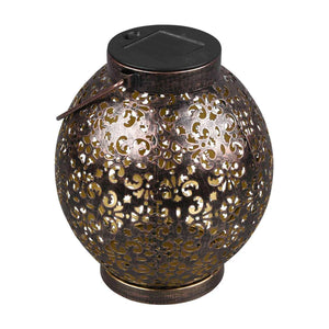 LÚZETE - LANTERNA ESTERNA A LED SOLARE RAME ANTICO CANEK