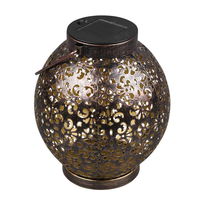 LÚZETE - LANTERNA ESTERNA A LED SOLARE RAME ANTICO CANEK