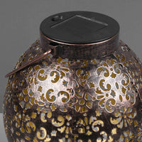 LÚZETE - LANTERNA ESTERNA A LED SOLARE RAME ANTICO CANEK