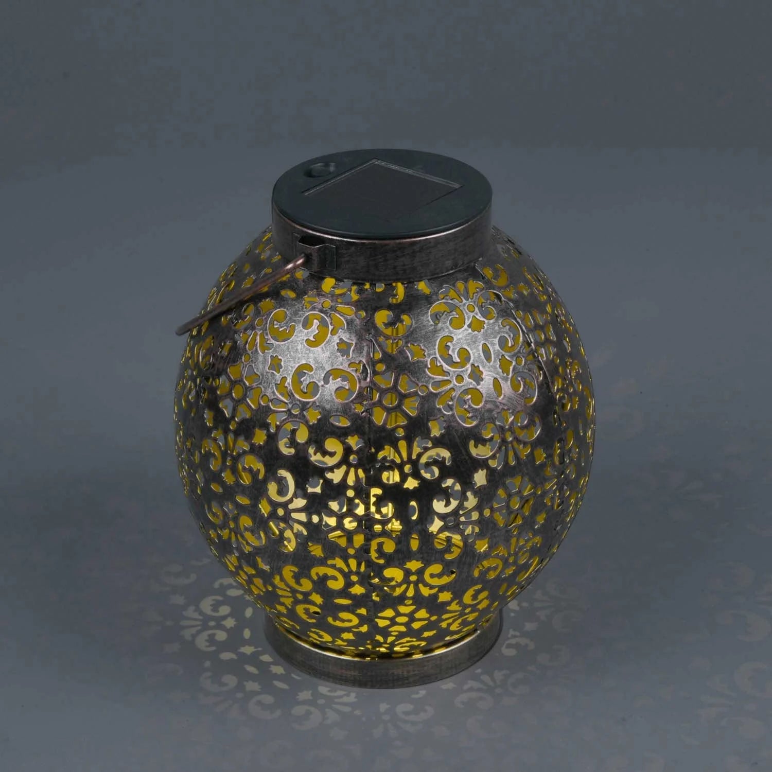 LÚZETE - LANTERNA ESTERNA A LED SOLARE RAME ANTICO CANEK