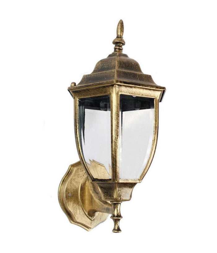 Lanterna Giardino Antica Lampada Parete Applique Esterno Muro Retrò Es09 Bronzo         