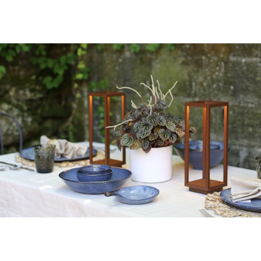 Lanterna Home Corten a Led da 2,2w a batteria IP54 Zafferano