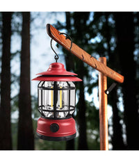 Lanterna Lampada A Batteria Da Campeggio Ricaricabile Luce Emergenza Regolabile         