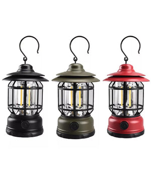 Lanterna Lampada A Batteria Da Campeggio Ricaricabile Luce Emergenza Regolabile         