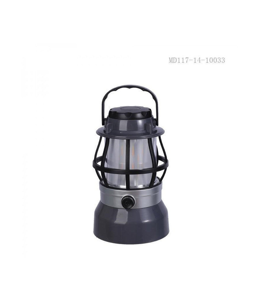 Lanterna Lampada Solare Da Campeggio Ricaricabile Luce Led Emergenza Dimmerabile         