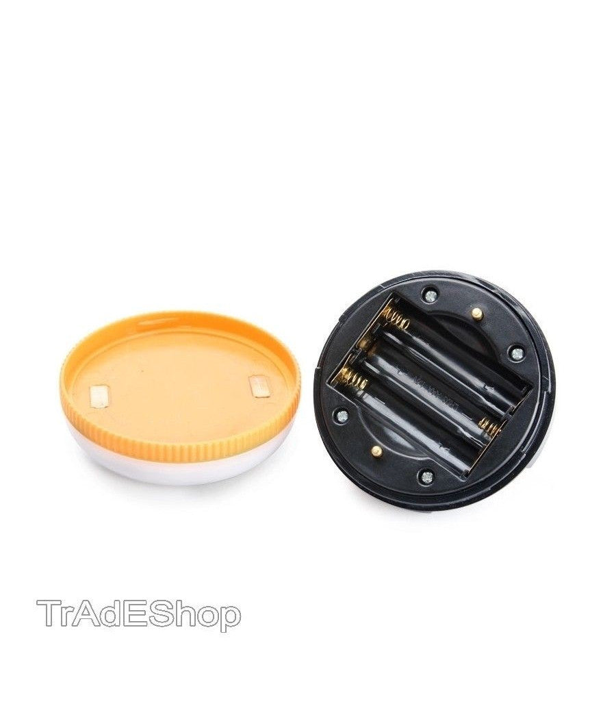 Lanterna Luce Led Portatile Tascabile Per Campeggio Pesca Gancio Con Calamita         