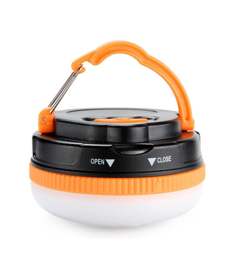 Lanterna Luce Led Portatile Tascabile Per Campeggio Pesca Gancio Con Calamita         