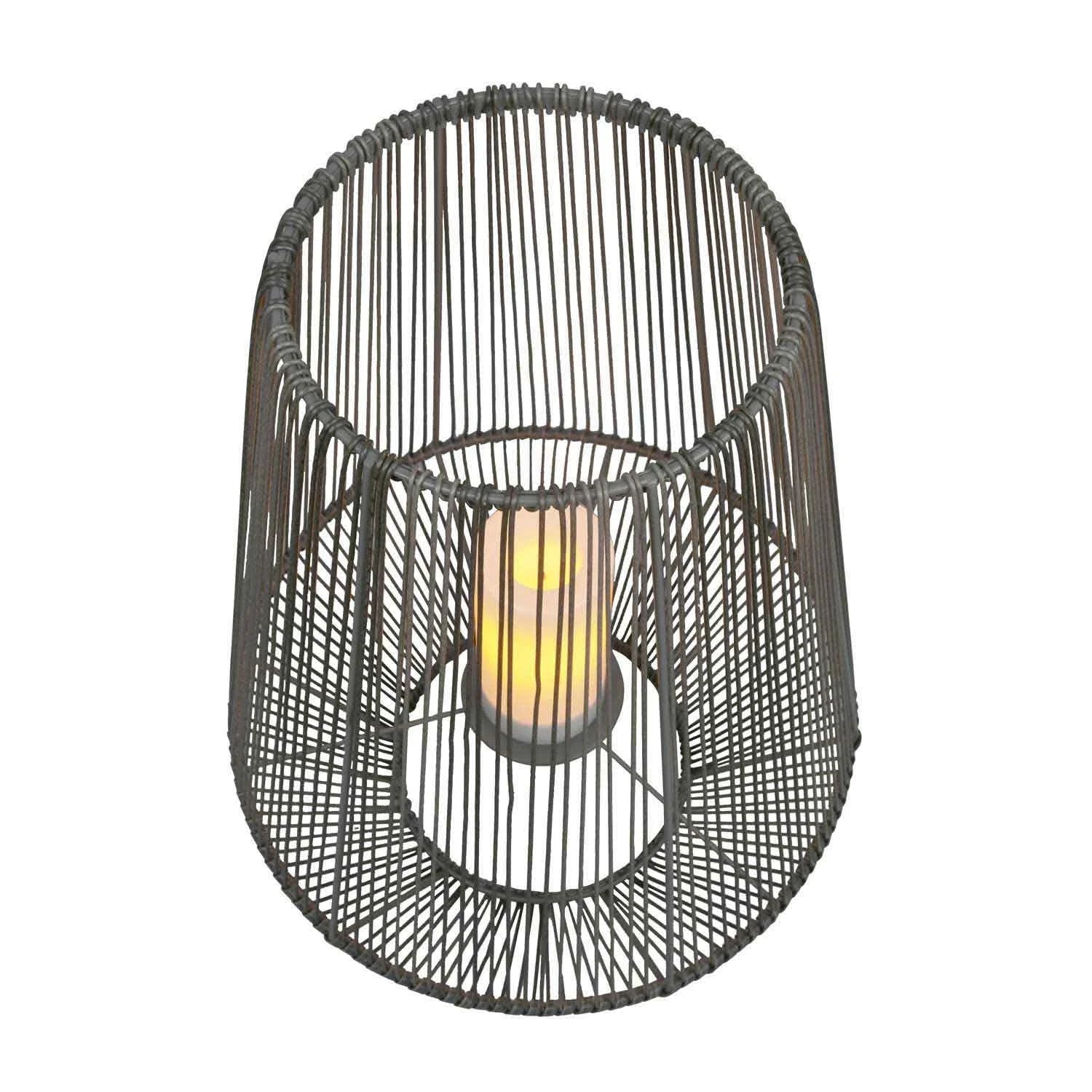 LÚZETE - LANTERNA SOLARE SMD LED 2 W 51 CM NERO RIVER