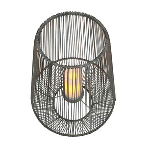 LÚZETE - LANTERNA SOLARE SMD LED 2 W 51 CM NERO RIVER