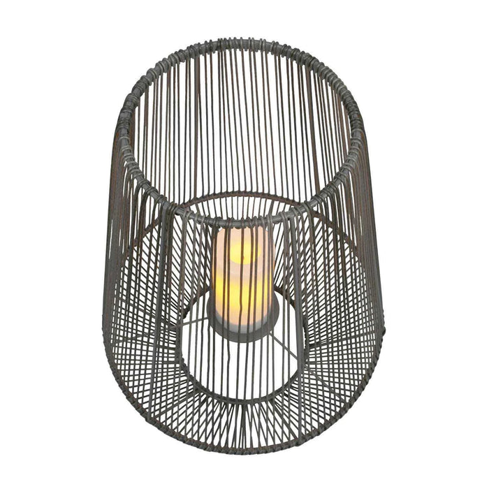 LÚZETE - LANTERNA SOLARE SMD LED 2 W 51 CM NERO RIVER