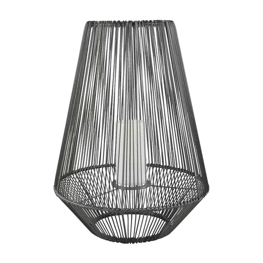 LÚZETE - LANTERNA SOLARE SMD LED 2 W 51 CM NERO RIVER