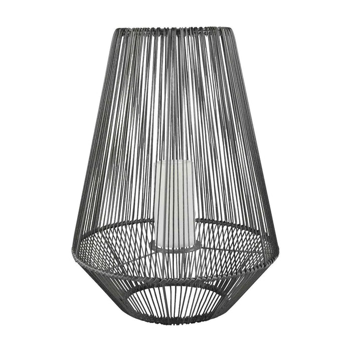 LÚZETE - LANTERNA SOLARE SMD LED 2 W 51 CM NERO RIVER