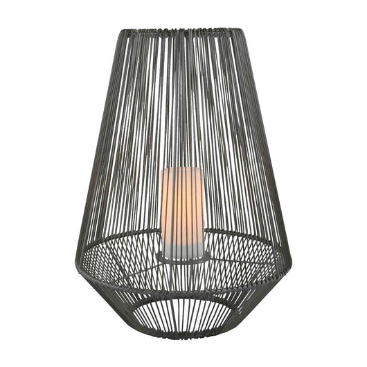 LÚZETE - LANTERNA SOLARE SMD LED 2 W 51 CM NERO RIVER