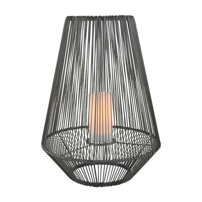 LÚZETE - LANTERNA SOLARE SMD LED 2 W 51 CM NERO RIVER