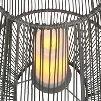 LÚZETE - LANTERNA SOLARE SMD LED 2 W 51 CM NERO RIVER