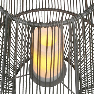 LÚZETE - LANTERNA SOLARE SMD LED 2 W 51 CM NERO RIVER