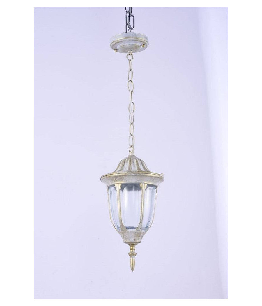 Lanterna Sospesa Da Soffitto Lampada Giardino Retrò Per Esterno Con Catena         