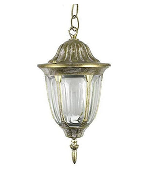 Lanterna Sospesa Da Soffitto Lampada Giardino Retrò Per Esterno Con Catena         