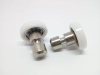 Cuscinetti per box doccia con attacco a forchetta 19 CL - Kit 2 pezzi