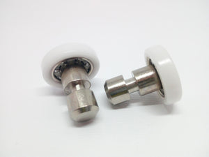 Cuscinetti per box doccia con attacco a forchetta 19 CL - Kit 2 pezzi