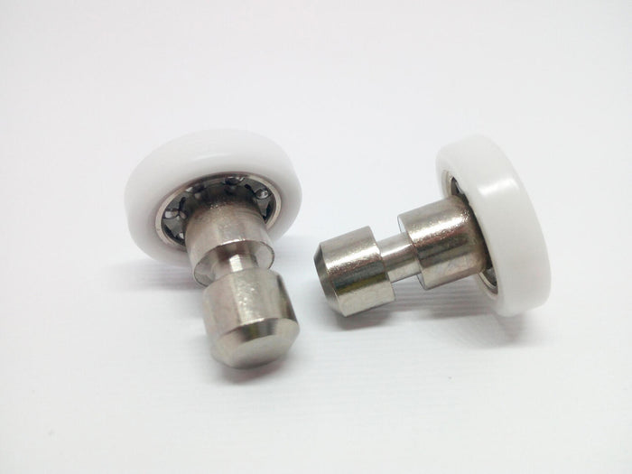 Cuscinetti per box doccia con attacco a forchetta 19 CL - Kit 2 pezzi