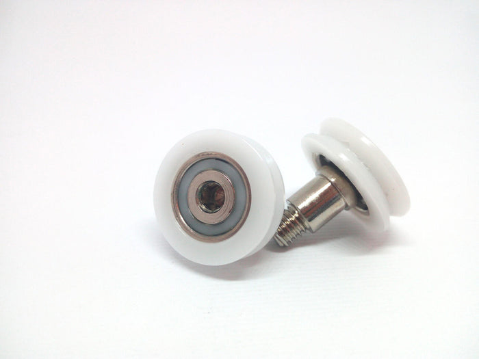 Cuscinetti per box doccia con scanalatura 22 Gipsy M6 - Kit 2 pezzi