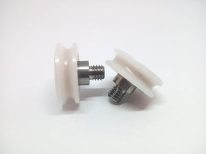 Cuscinetti per box doccia con scanalatura 22 Gipsy M6 Short – Kit 2 pezzi