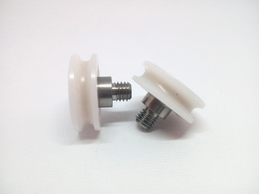 Cuscinetti per box doccia con scanalatura 22 Gipsy M6 Short – Kit 2 pezzi