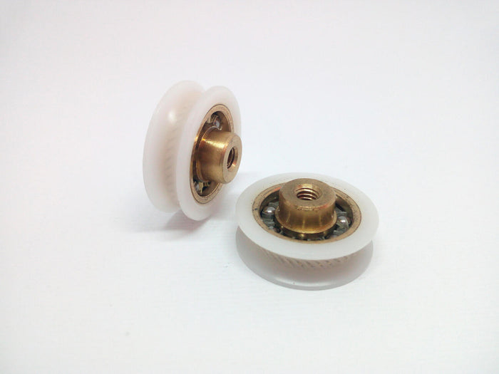 Cuscinetti per box doccia con scanalatura 23 BL Scan M4 - Kit 2 pezzi