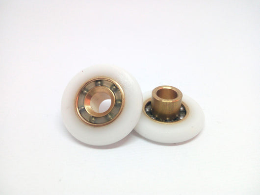 Cuscinetti per box doccia 24 DC Liscio - Kit 2 pz