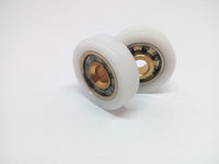 Cuscinetti per box doccia 25 CG Liscio - Kit 2 pezzi