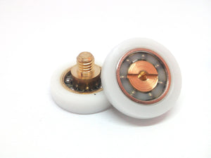 Cuscinetti per box doccia 25 DH M6 - Kit 2 pezzi