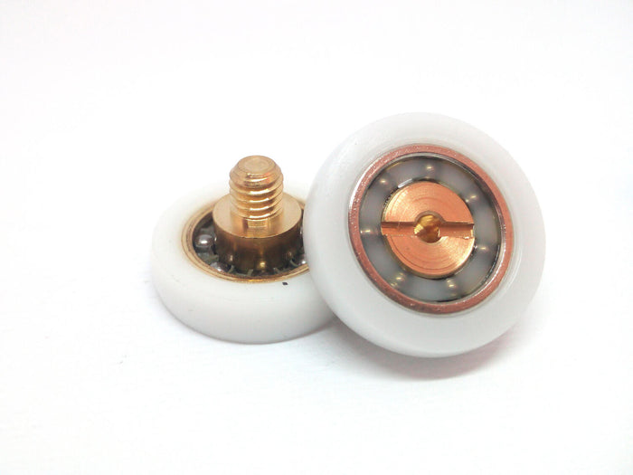 Cuscinetti per box doccia 25 DH M6 - Kit 2 pezzi