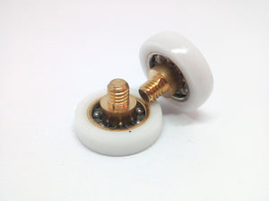 Cuscinetti per box doccia 25 DH M6 - Kit 2 pezzi