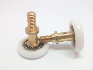 Cuscinetti per box doccia 25 F M6 - Kit 2 pezzi