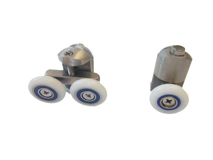 RC87 - 24x6 - Coppia Supporti in metallo satinato