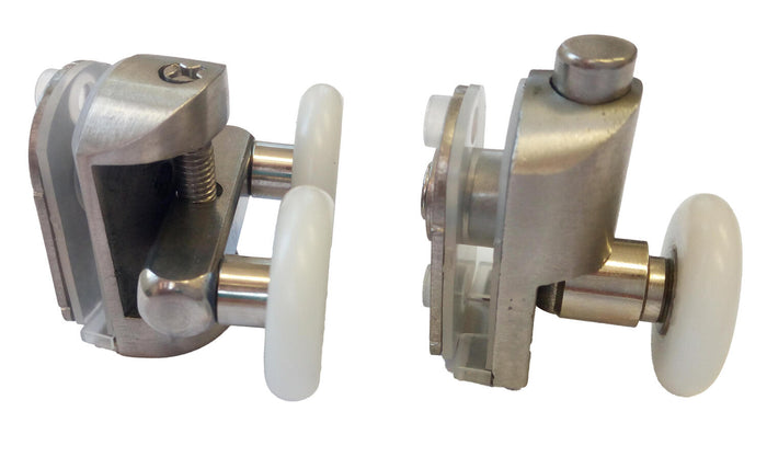 RC87 - 24x6 - Coppia Supporti in metallo satinato