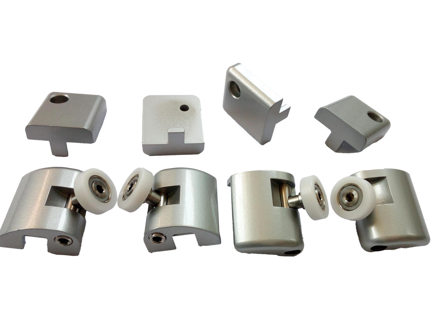 R700/22 Gruppo Scorrimento Grigio - Kit 4 pz