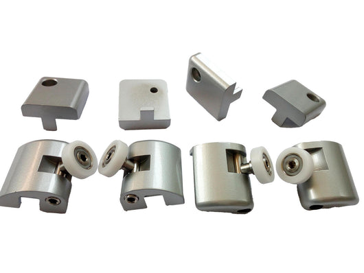 R700/22 Gruppo Scorrimento Grigio - Kit 4 pz