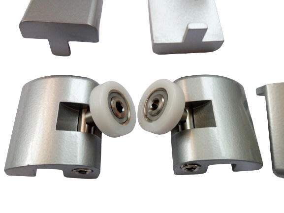 R700/22 Gruppo Scorrimento Grigio - Kit 4 pz