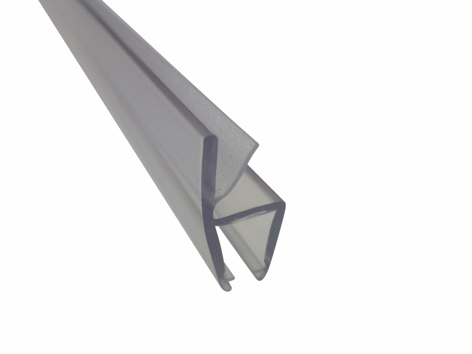 Profileo di guardnizion laterale con aletta rigida Vetro 6/8 mm PG160