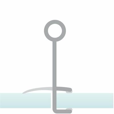 P800/25 - Guarnizione Verticale Anta Maniglia BN01