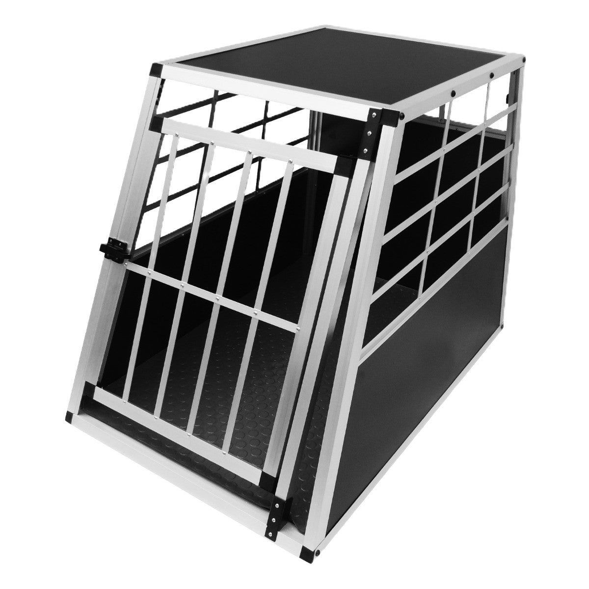 Gabbia Singola per Trasporto Cani e Animali per Bauli Macchine Autovetture - Grande