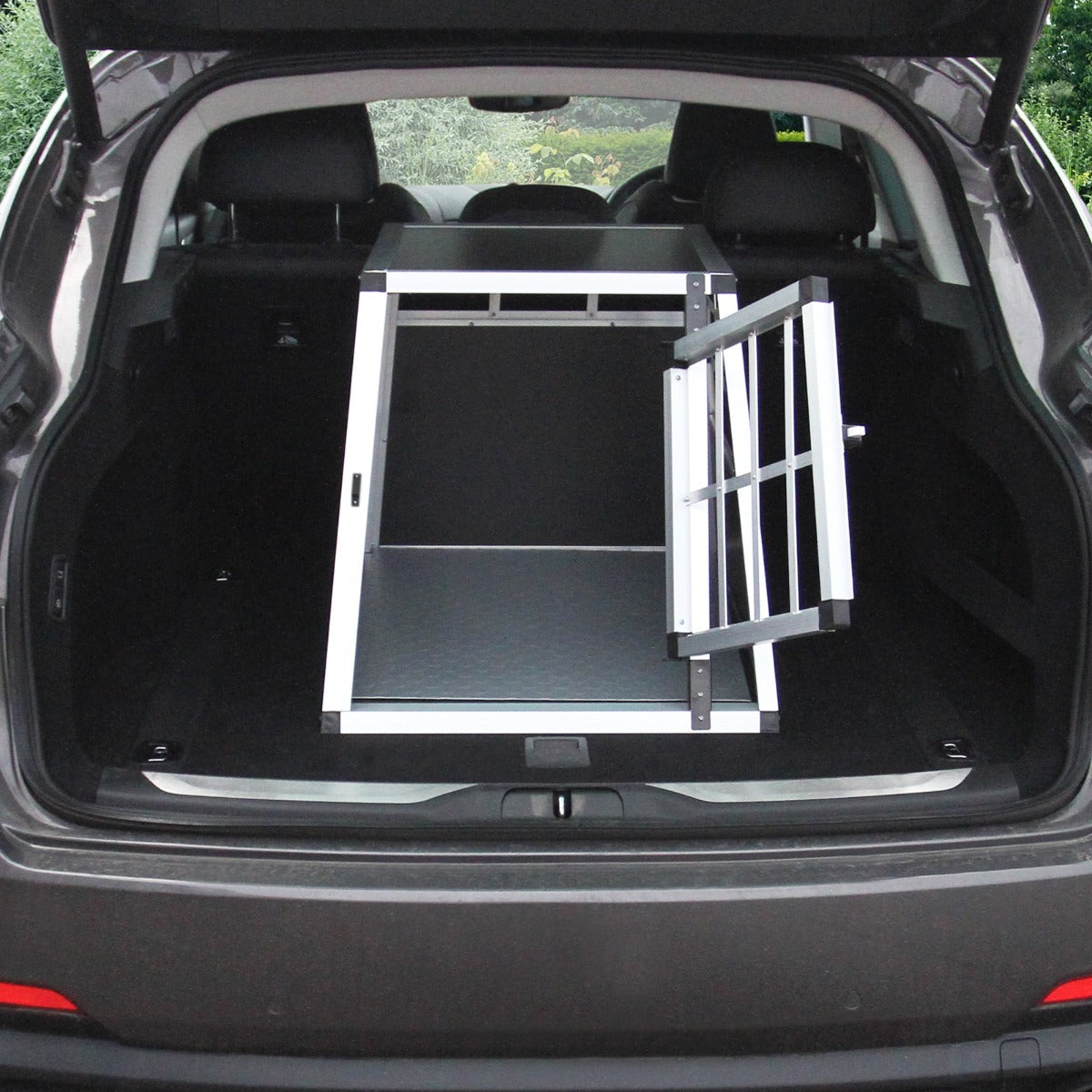 Gabbia Singola per Trasporto Cani e Animali per Bauli Macchine Autovetture - Grande